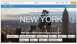 Página de Airbnb en Nueva York.