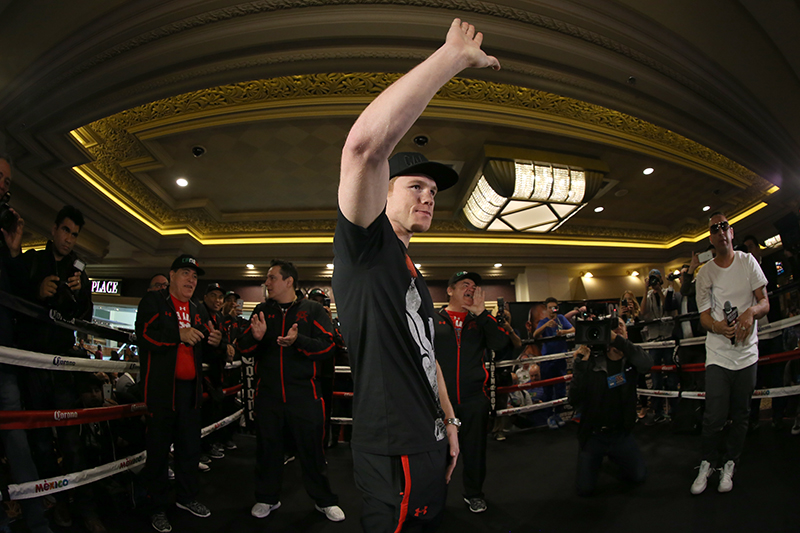 Gran ambiente en Las Vegas para la pelea Cotto vs. Canelo