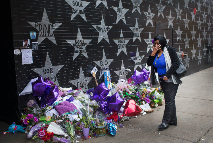 homenaje a Prince en Minneapolis