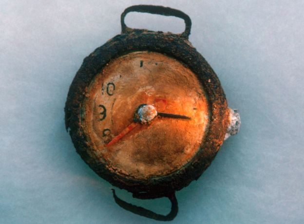 El momento exacto de la explosión quedó congelado para siempre en este reloj que se encontró en Hiroshima.
