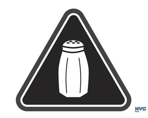 Los restaurantes deben publicar un icono en forma de salero junto a los platos que contengan más de 2,300 miligramos de sal.