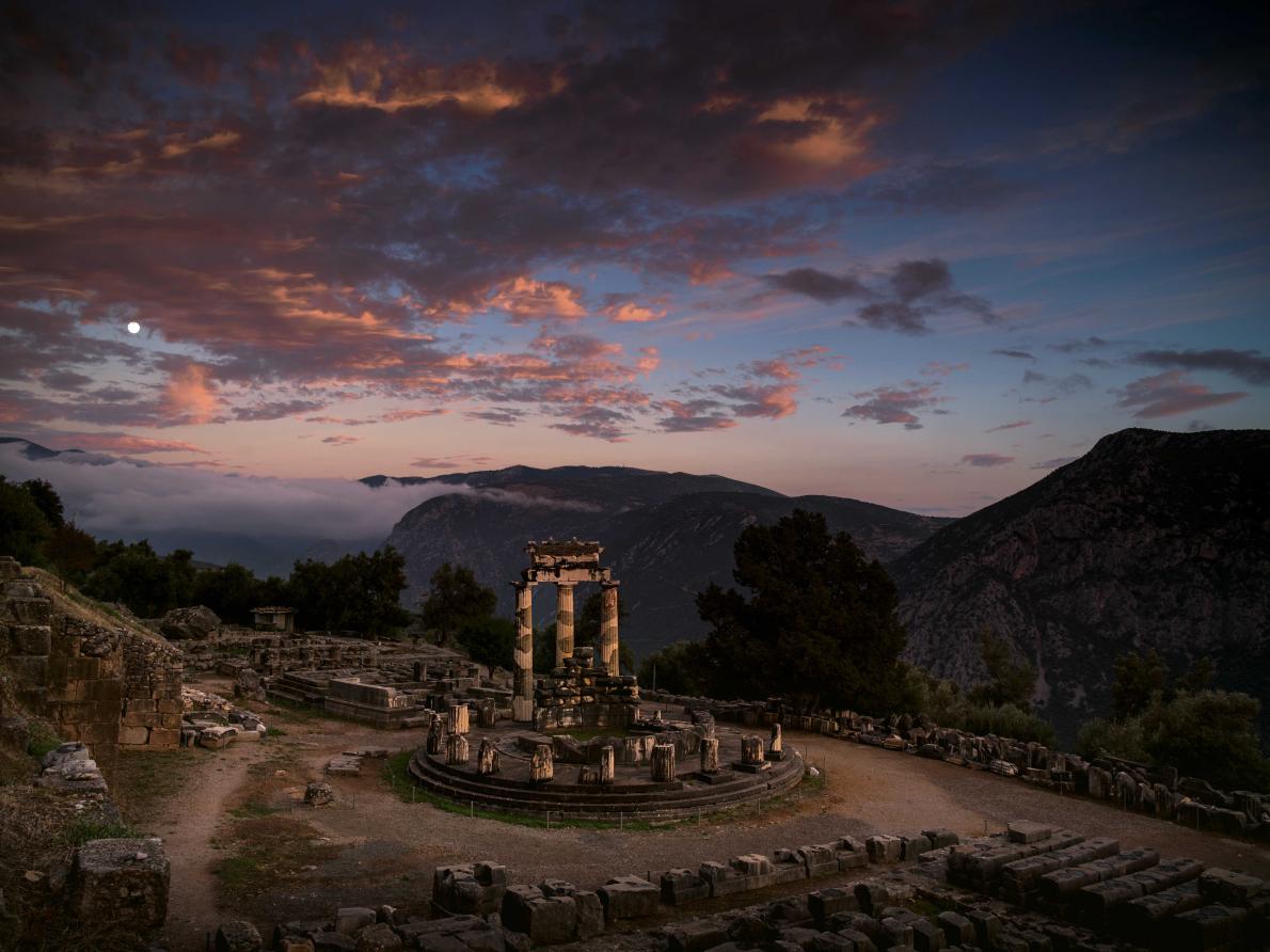 Santuario a la diosa Atena en Grecia.