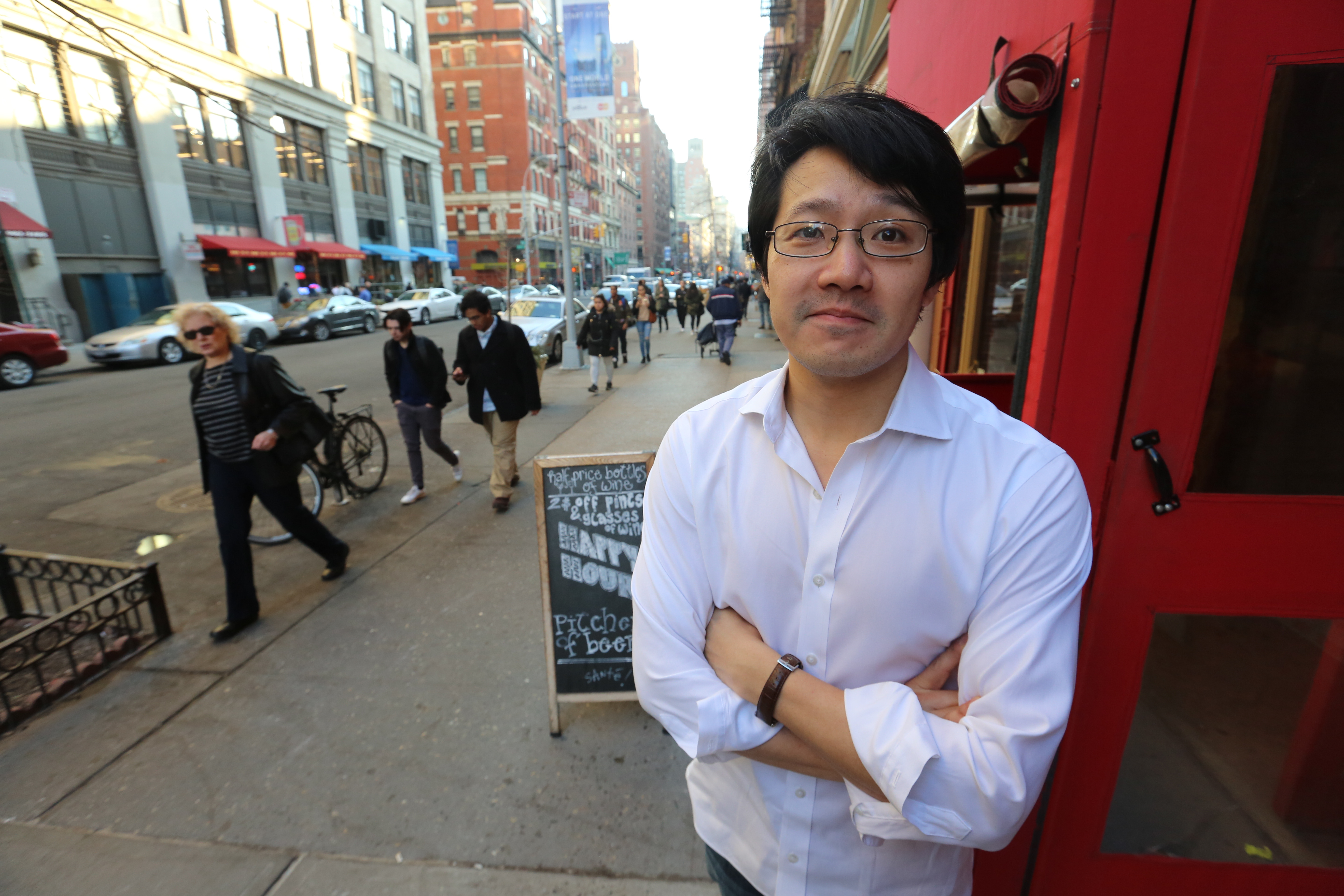 El creador de Queens Night Market John Wang. Manhattan.