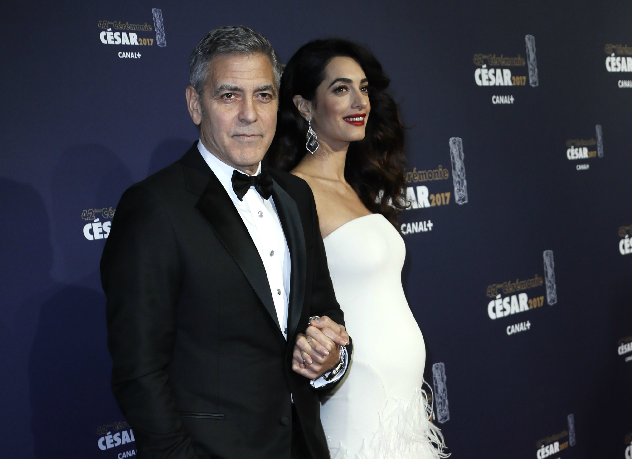 Amal Alamuddin George Clooney Premios César París