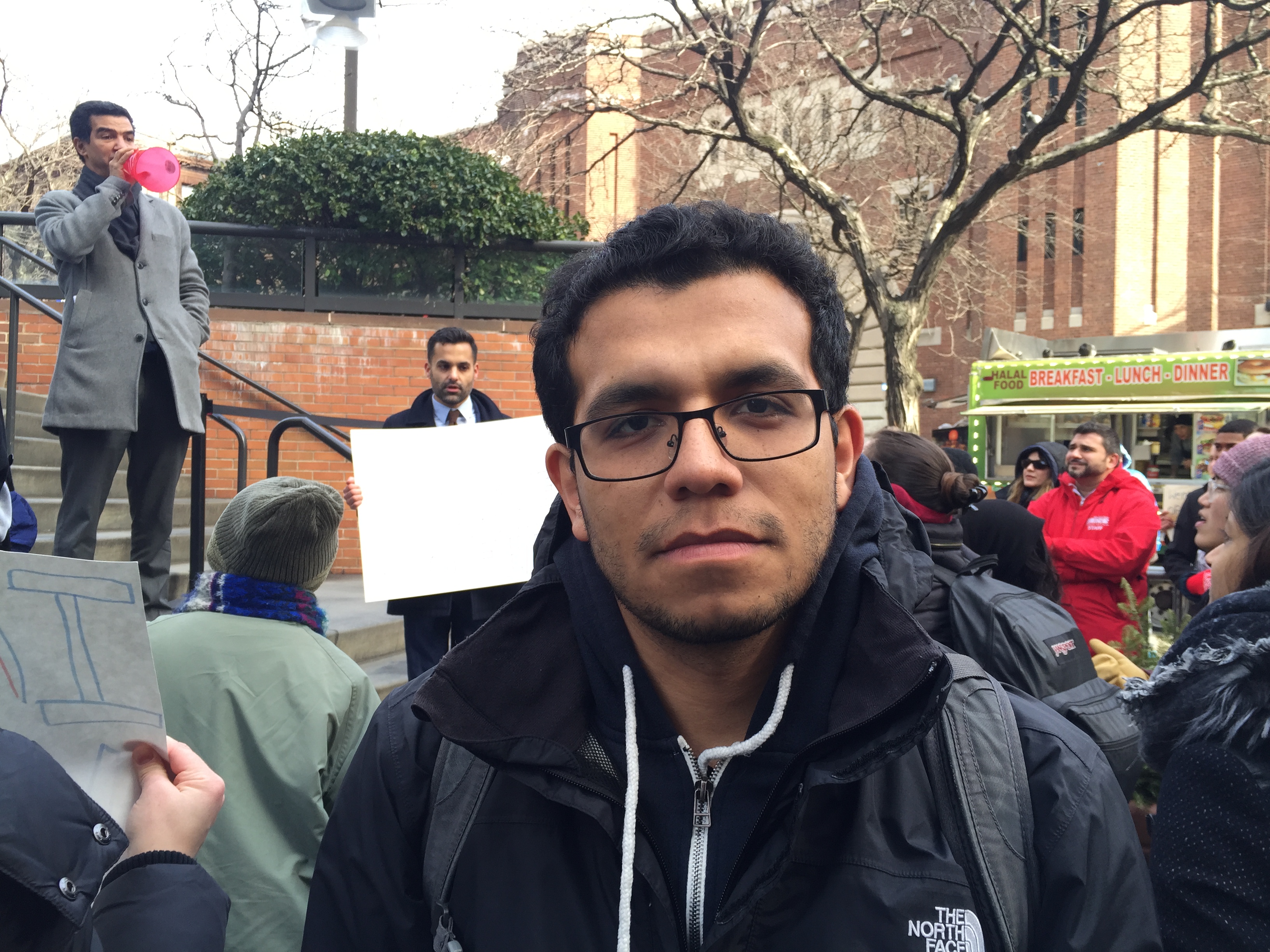 Sammy Gálvez, estudiante de Columbia