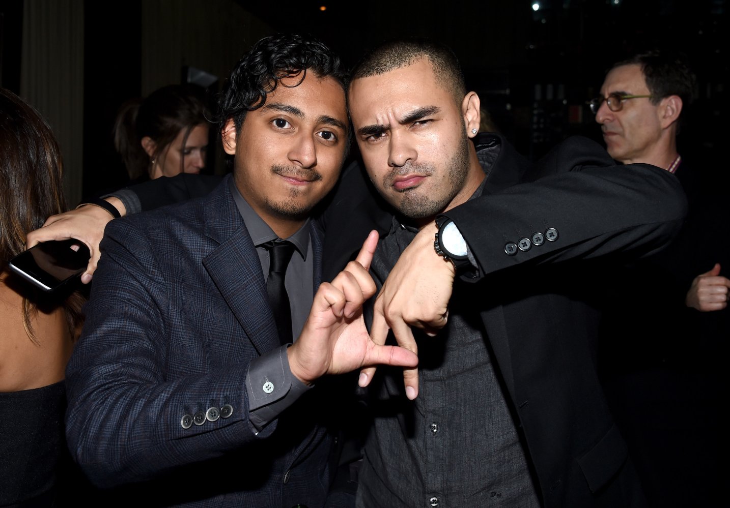 Tony Revolori y Gabriel Chavarría (dcha).