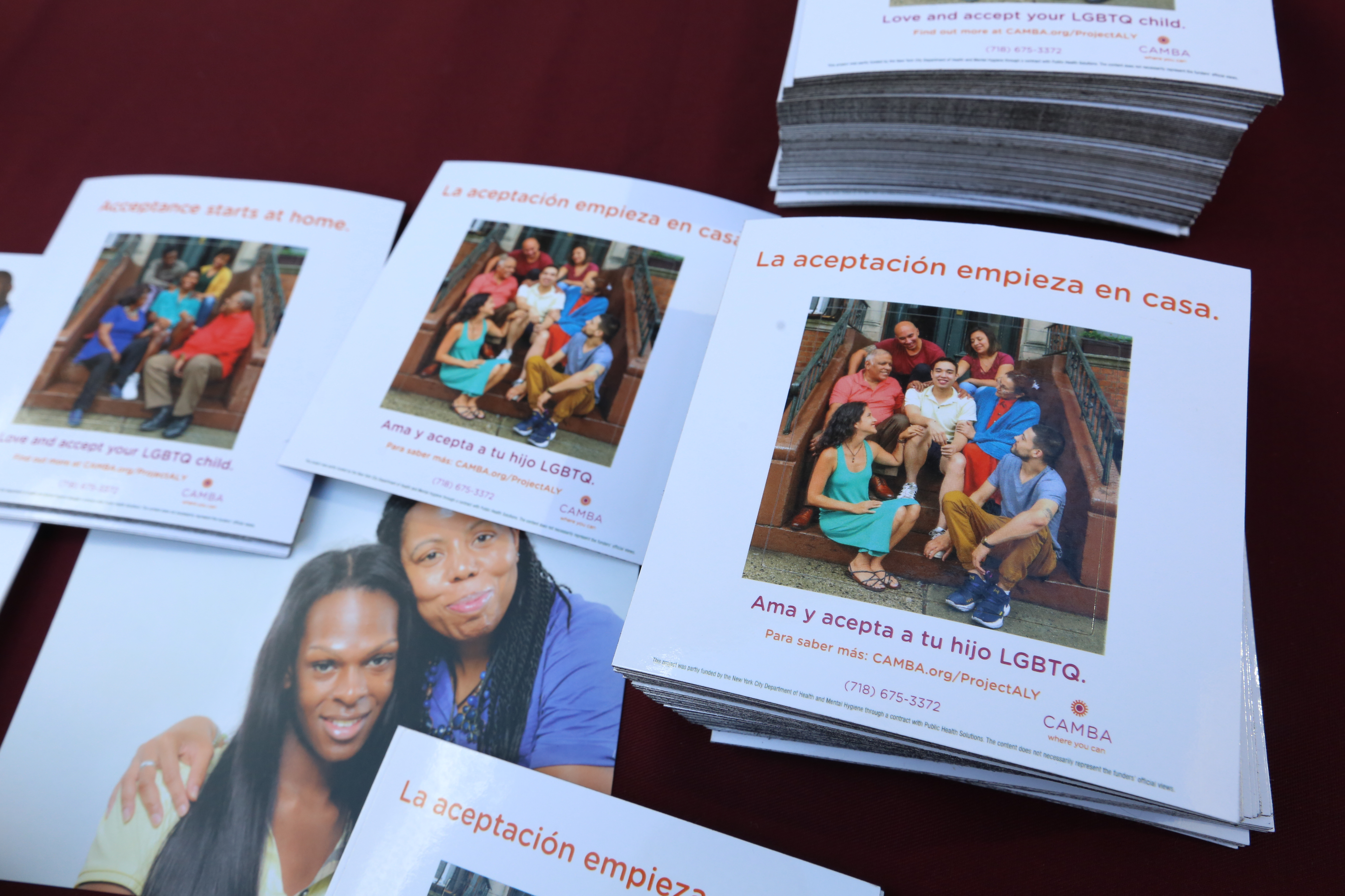 CAMBA lanza su campaña multimeduia para promover el apoyo de la familia para los jovenes LGBTQ con la ayuda de la Primera Dama de Nueva York Chirlane McCray y la Defensora del Pueblo Letitia James.