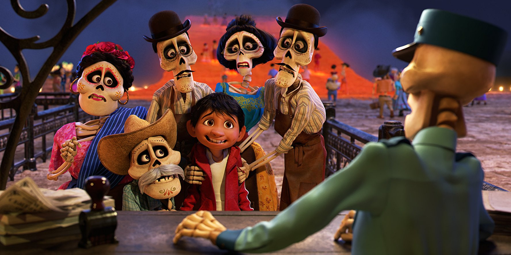 Una escena de "Coco".