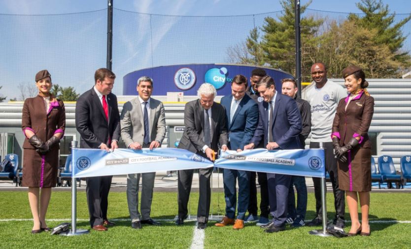 Los dirigentes del NYCFC inauguraron el centro de entrenamiento.
