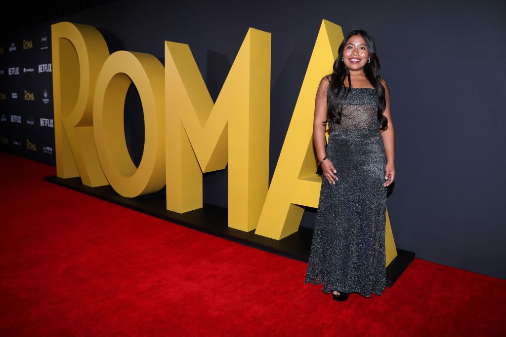 Aparicio durante la presentación de "Roma" en la Cineteca Nacional de México. / Foto: Getty Images para Netflix