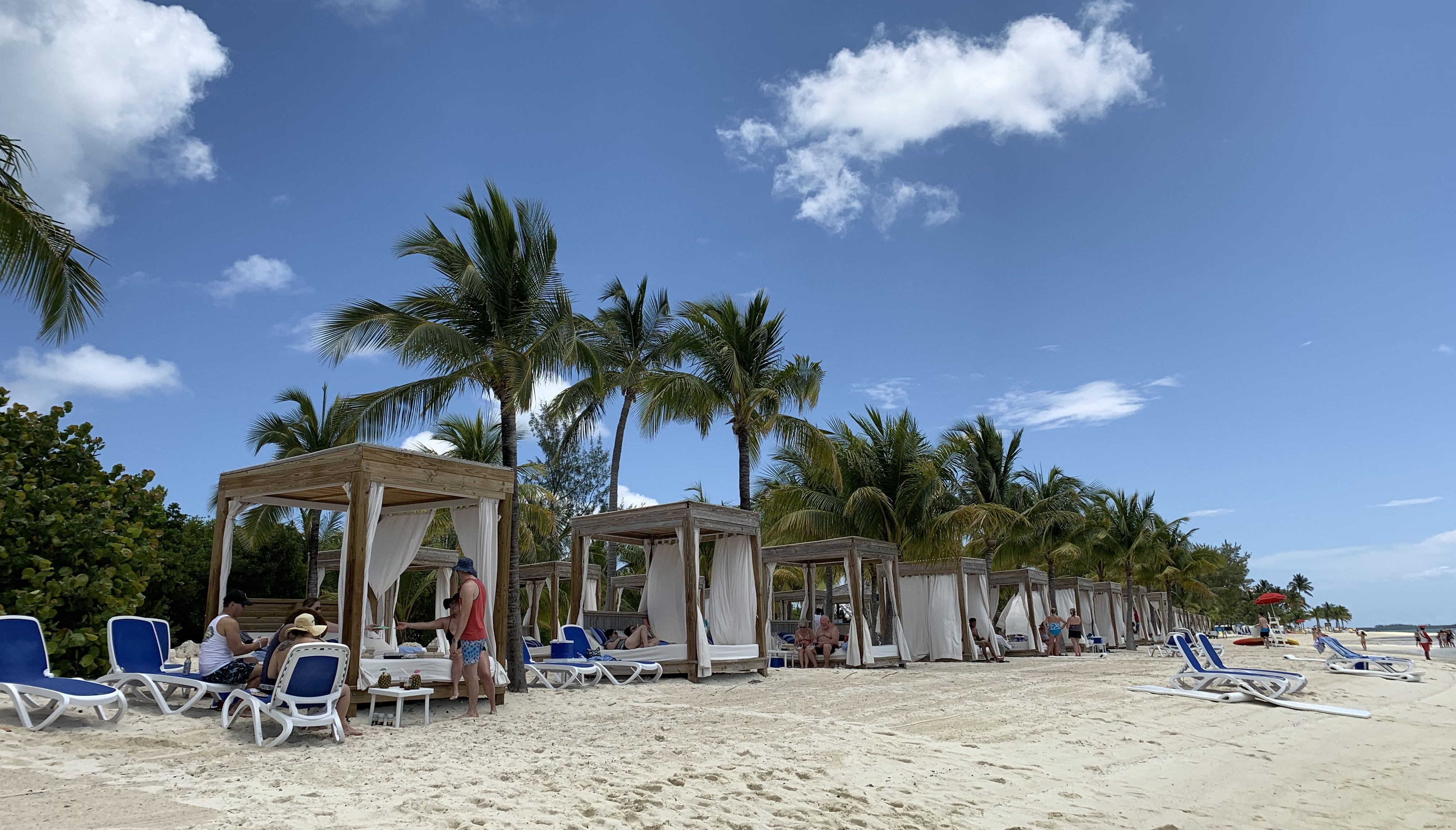 Cabanas en la zona más tranquila de la isla. / Foto: Impremedia