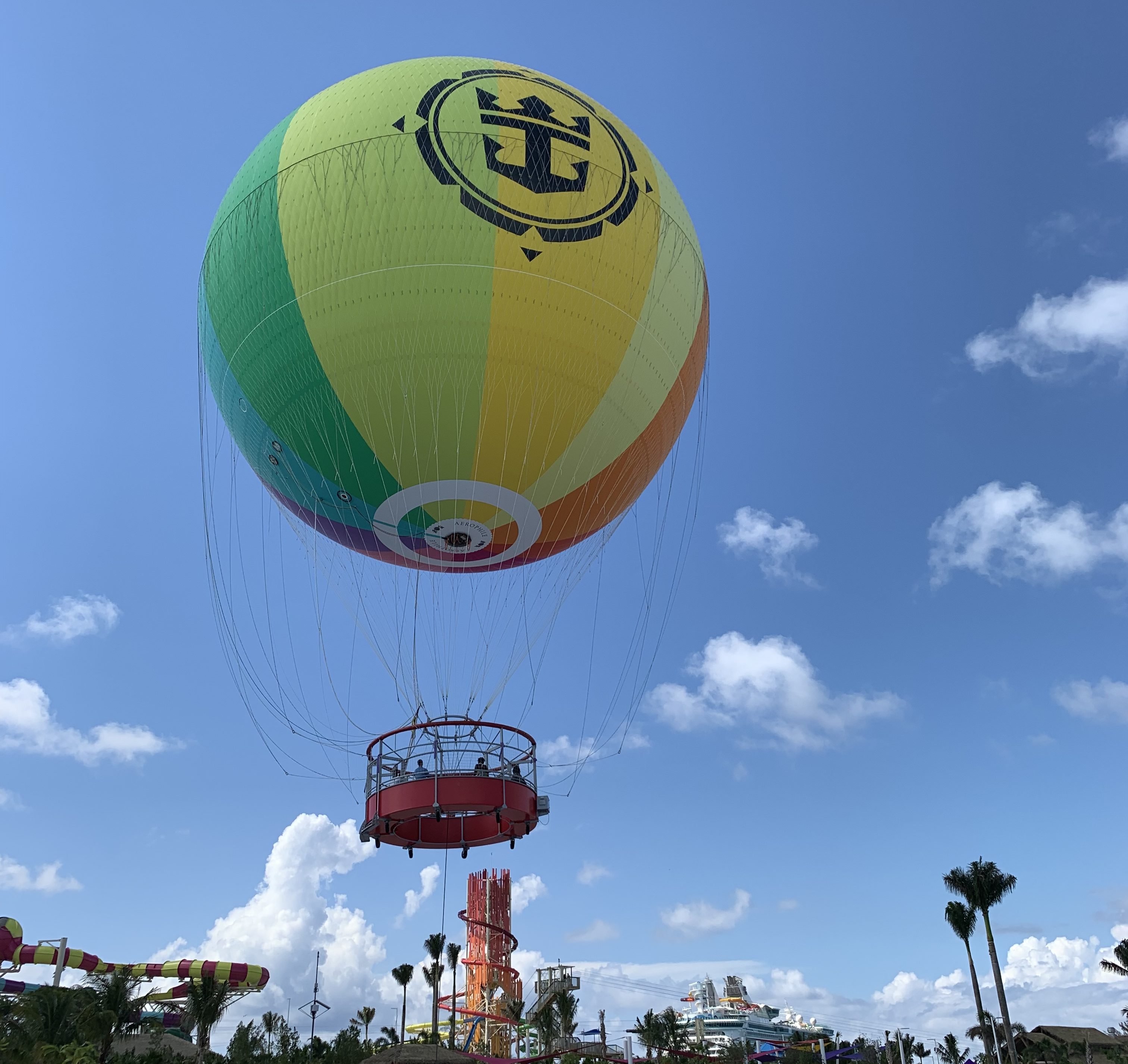 El globo en el momento de "despegar". / Foto: Impremedia