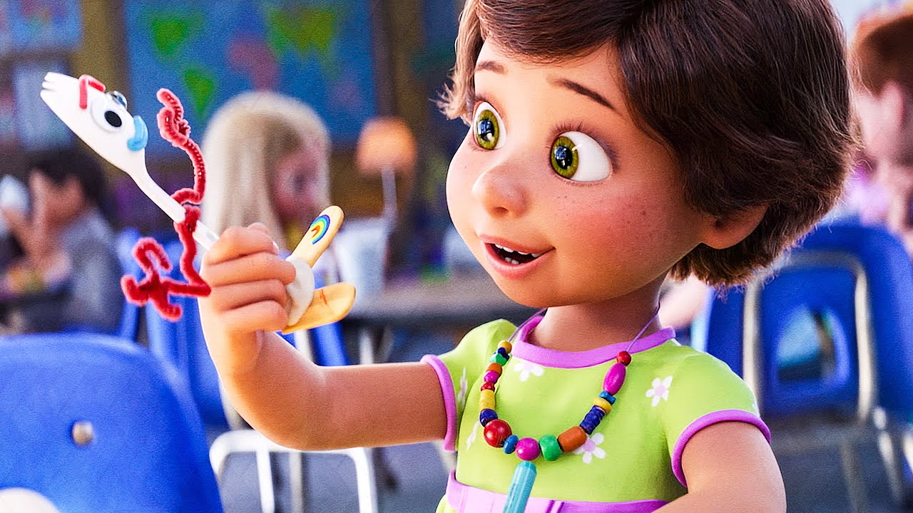 Bonnie en el momento en que crea a Forky. / Foto: Disney · Pixar