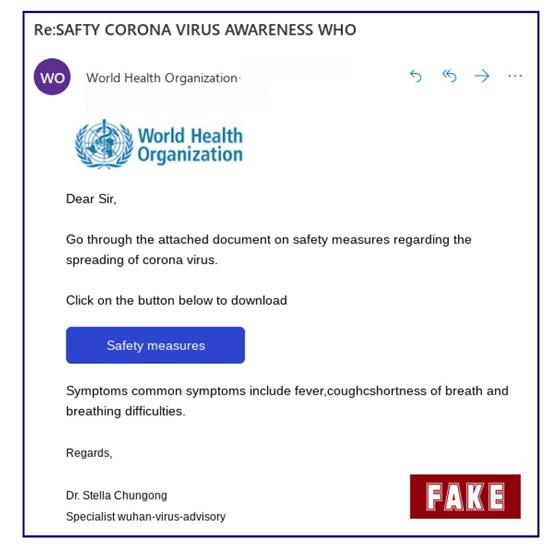 Coronavirus email