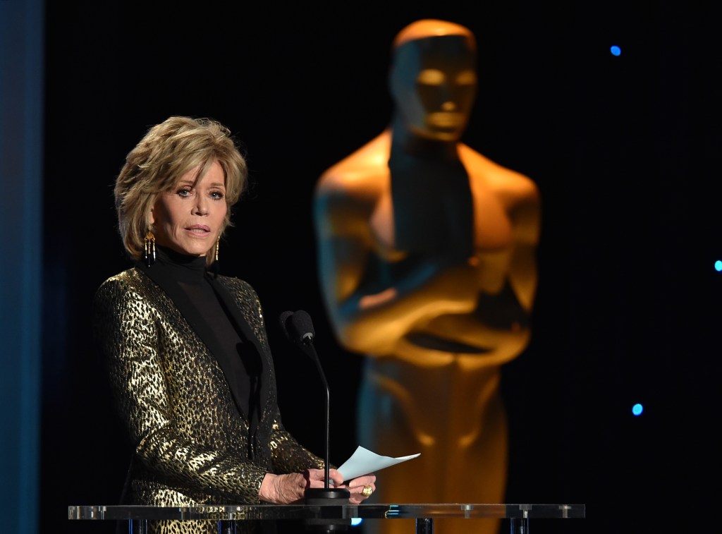 Jane Fonda rindió homenaje a Debbie Reynolds.
