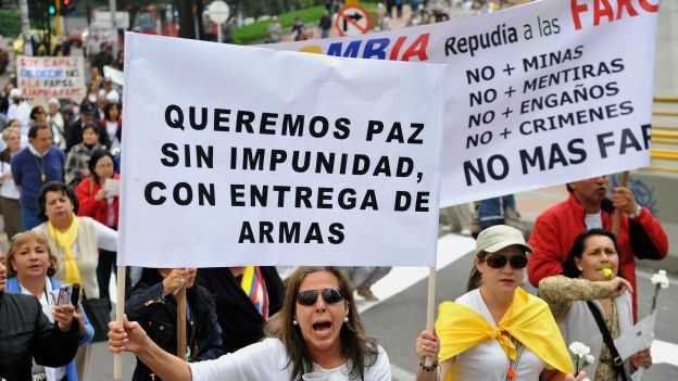 En Colombia hay quienes se oponen a que se firme un acuerdo de paz sin imponer condenas de cárcel a la cúpula de las FARC. Pero Márquez insiste en que eso es parte de una jurisdicción que involucra a todos los participantes del conflicto.