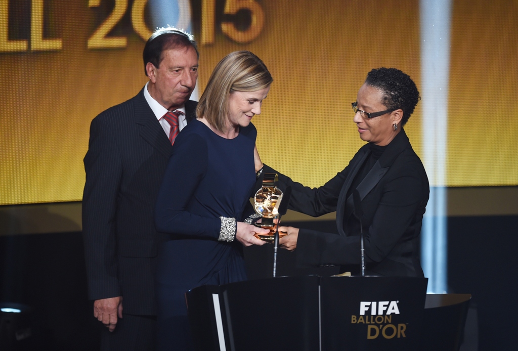 during the FIFA Ballon d'Or Gala 2015 at the Kongresshaus on January 11, 2016 in Zurich, Switzerland.