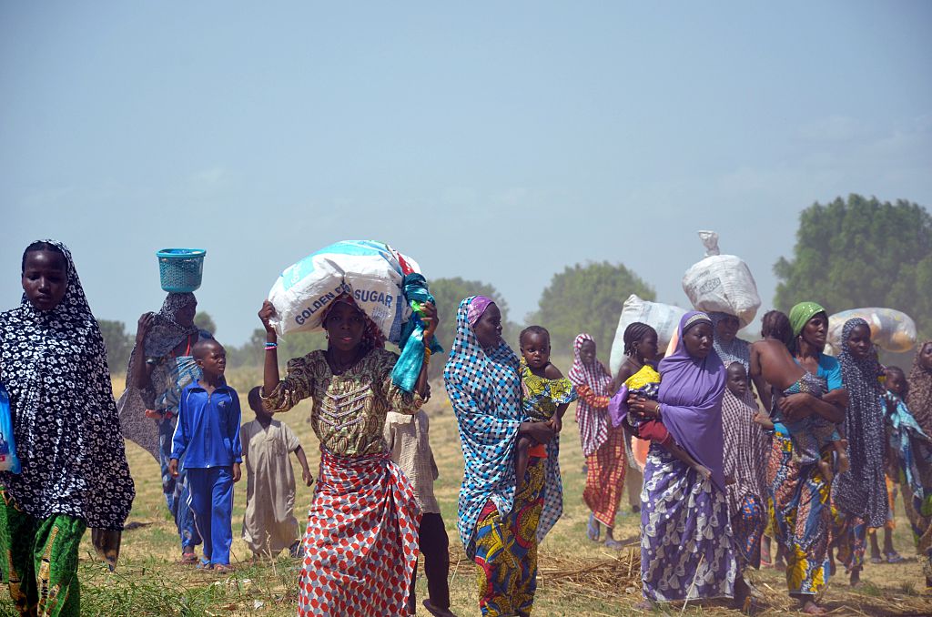  Decenas de miles de personas viven en el campo de refugiados Dikwa.