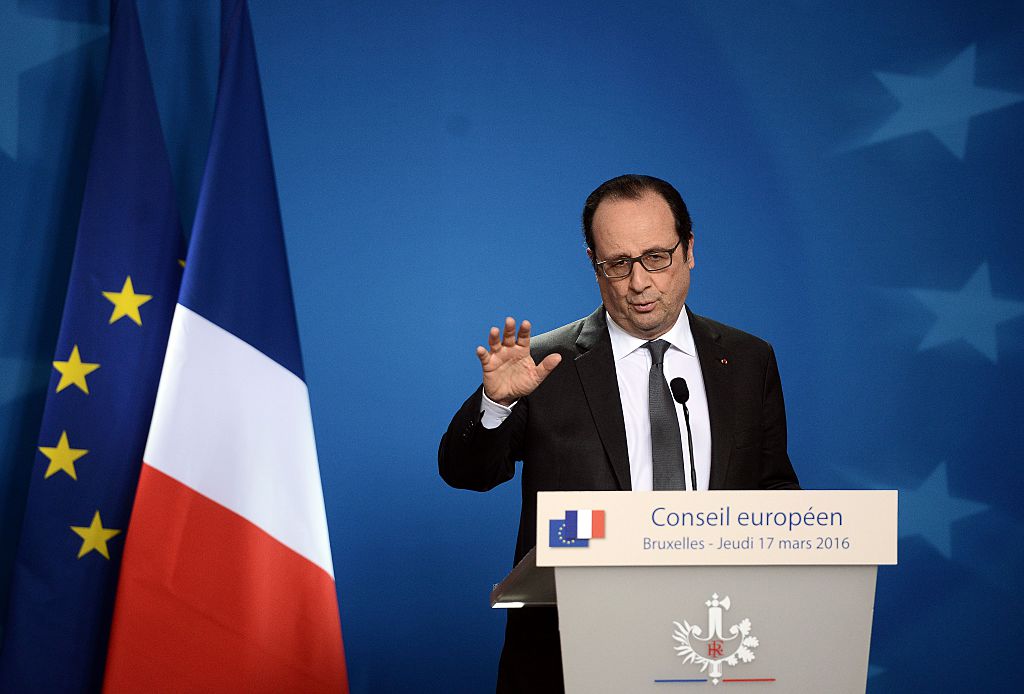 El presidente de Francia, Francois Hollande, advirtió que no era posible "garantizar un final feliz" en búsqueda de una solución. Foto: Getty