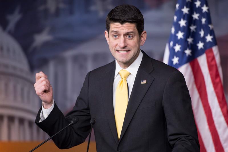 Paul Ryan, presidente de la Cámara. EFE