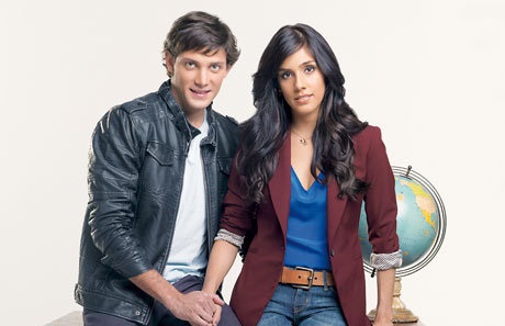 Sandra Echeverría y Gabriel Coronel en "Relaciones peligrosas". 