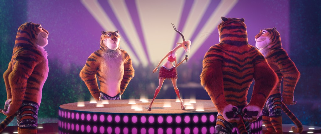 La gacela Gazelle (voz de Shakira) es la estrella del pop en el mundo antropomórfico de 'Zootopia'.