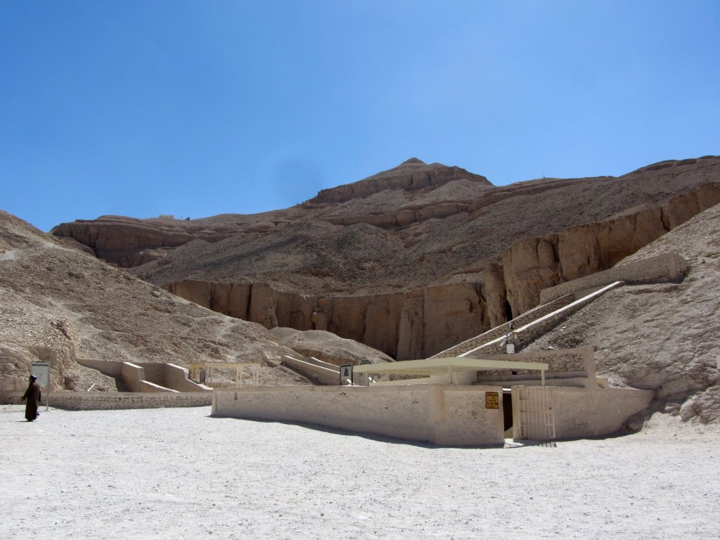 Tumba de Tutankamón en el valle de los Reyes de Luxor (sur de Egipto). 