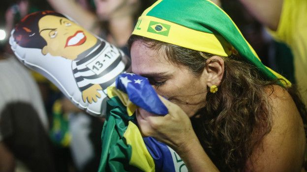 Las manifestaciones en favor del impeachment han sido hasta ahora más numerosas que las de apoyo a Rousseff.