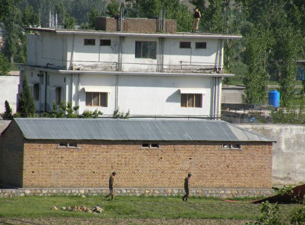 En esta vivienda estaba escondido Bin Laden en Abottabad.