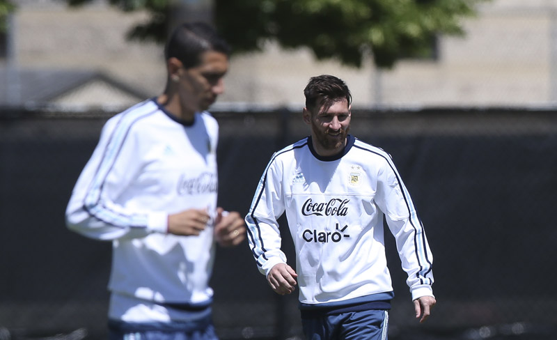 Messi y Angel Di Maria