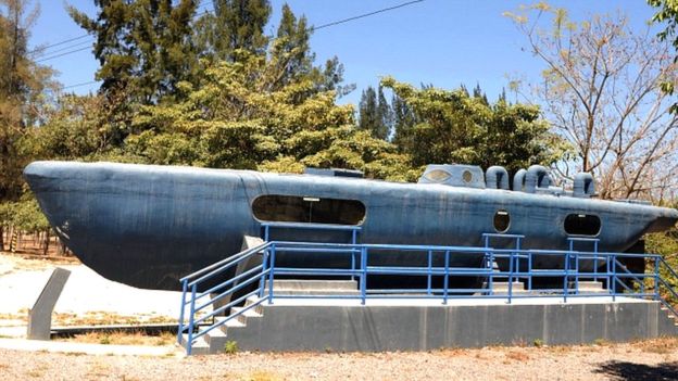 Submarino decomisado en Honduras al cartel de Sinaloa