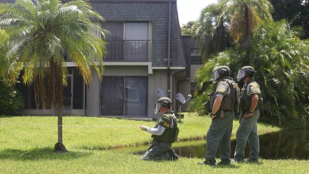 La casa de Mateen en Fort Pierce, Florida, fue puesta bajo custodia federal luego del tiroteo.