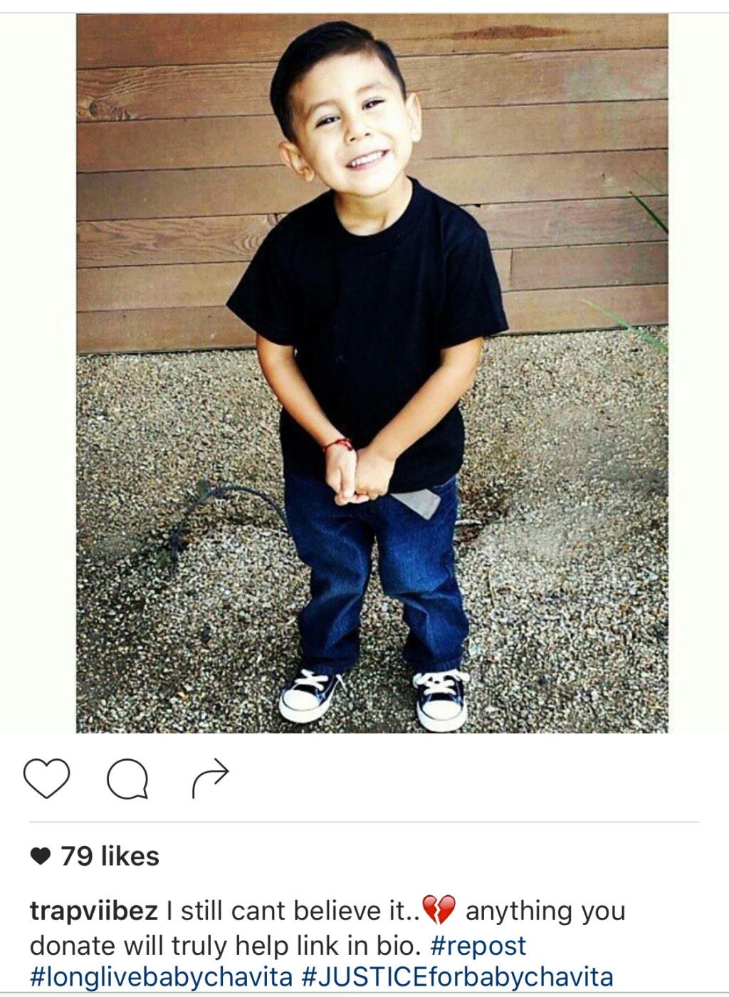 Instagram photograph of Salvador Esparza III 07/06/16/ALTADENA / Authorities investigate the scene, in the 300 block of Figueroa Drive, where a 4-year-old boy died following a drive-by shooting in Altadena. The boy, identified as Salvador Esparza III. (Photo Aurelia Ventura/ La Opinion)