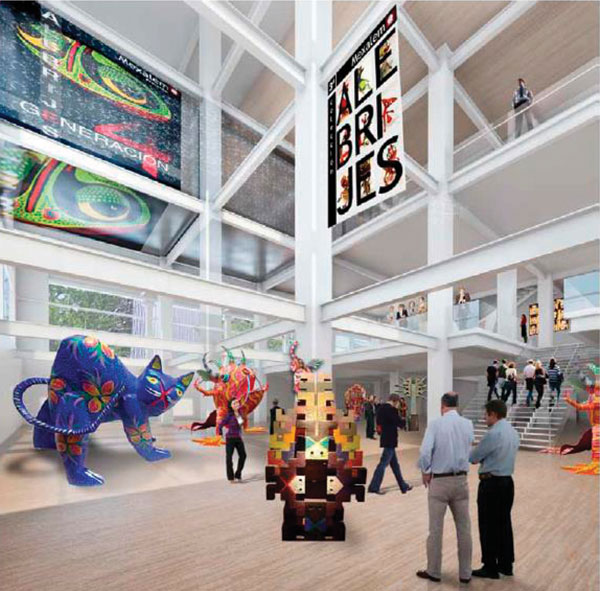 Recreación de cómo será el futuro Museo Mexicano.