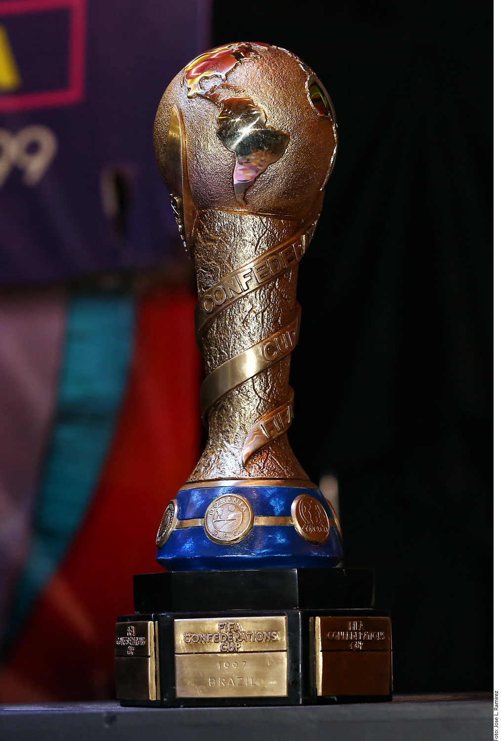 También se exhibirán los trofeos conquistados por México, como el de la Copa FIFA Confederaciones