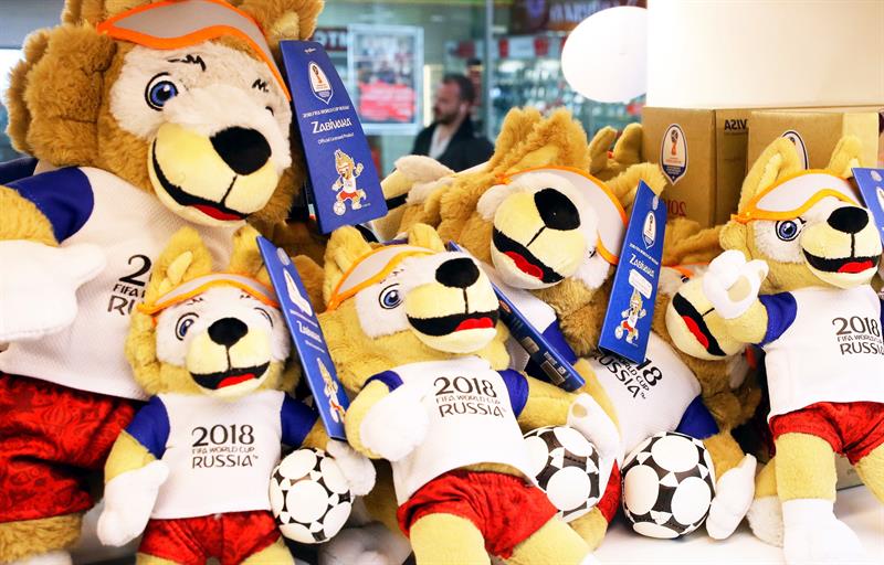 Zabivaka, un simpático lobo, es la mascota del Mundial de Rusia 2018