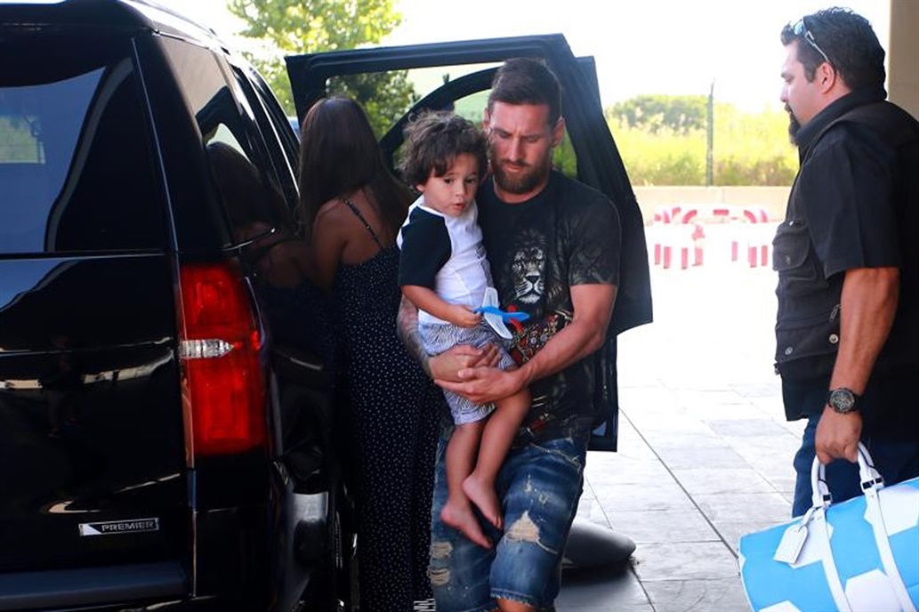 Lionel Messi y su familia tomaron unas vacaciones en el Caribe