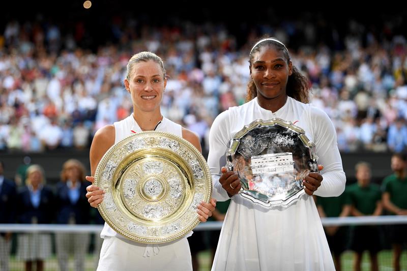 Angleique Kerber y Serena Williams