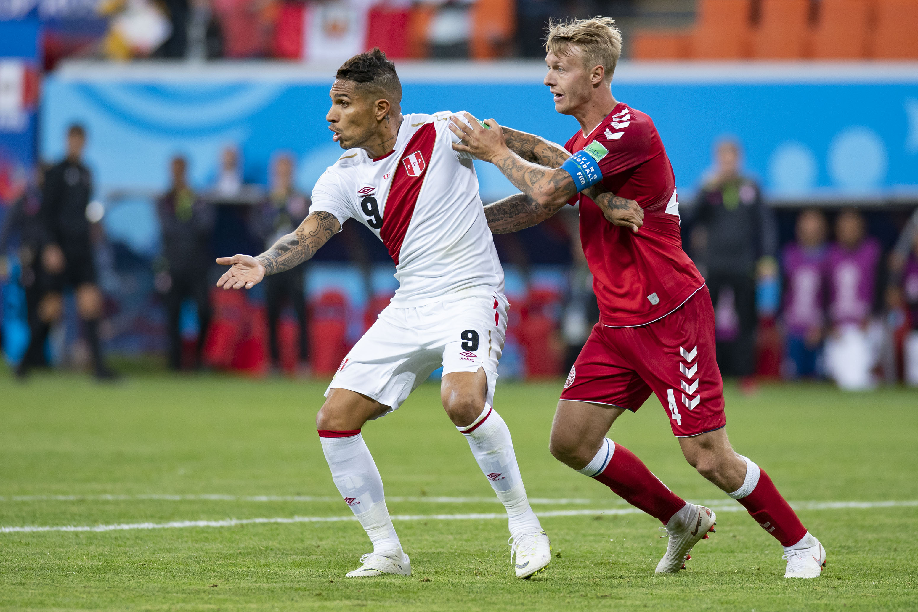 El delantero de Perú Paolo Guerrero sufrió para llegar al Mundial y el equipo fue eliminado en la primera ronda