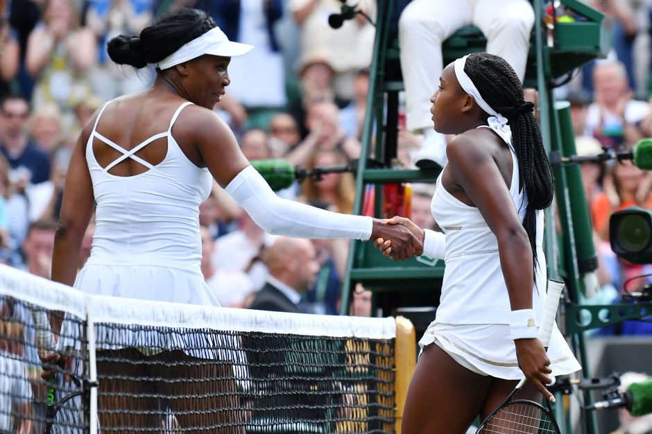 Venus Williams reconoce su derrota.