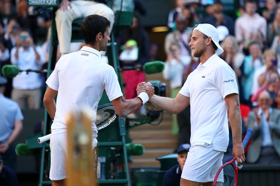 Nocak Djokovic vs Denis Kudla en Wimbledon