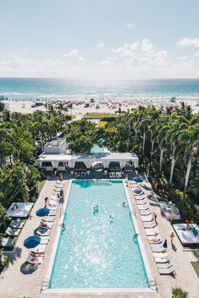Piscina del hotel Shore Club en Miami Beach (Foto: Cortesía Shore Club)