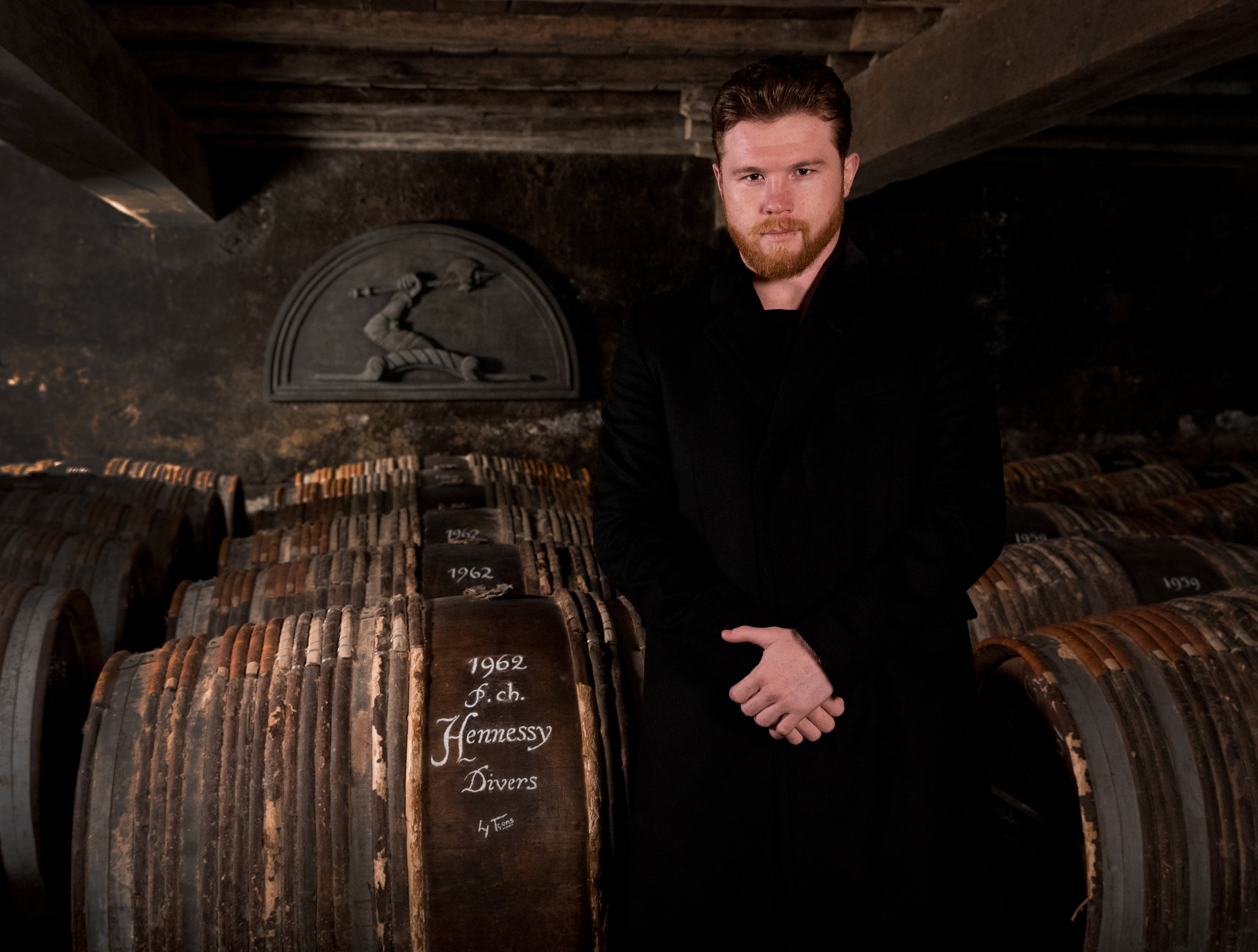 Canelo en Cognac, Francia. / Foto: Hennessy